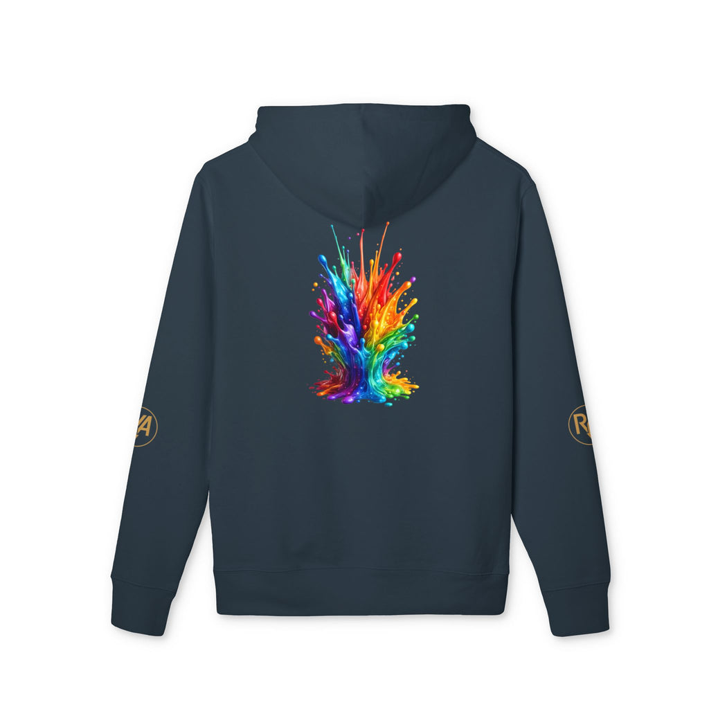 Color Splash Hoodie — Vibrant Rainbow Paint Splash Pullover