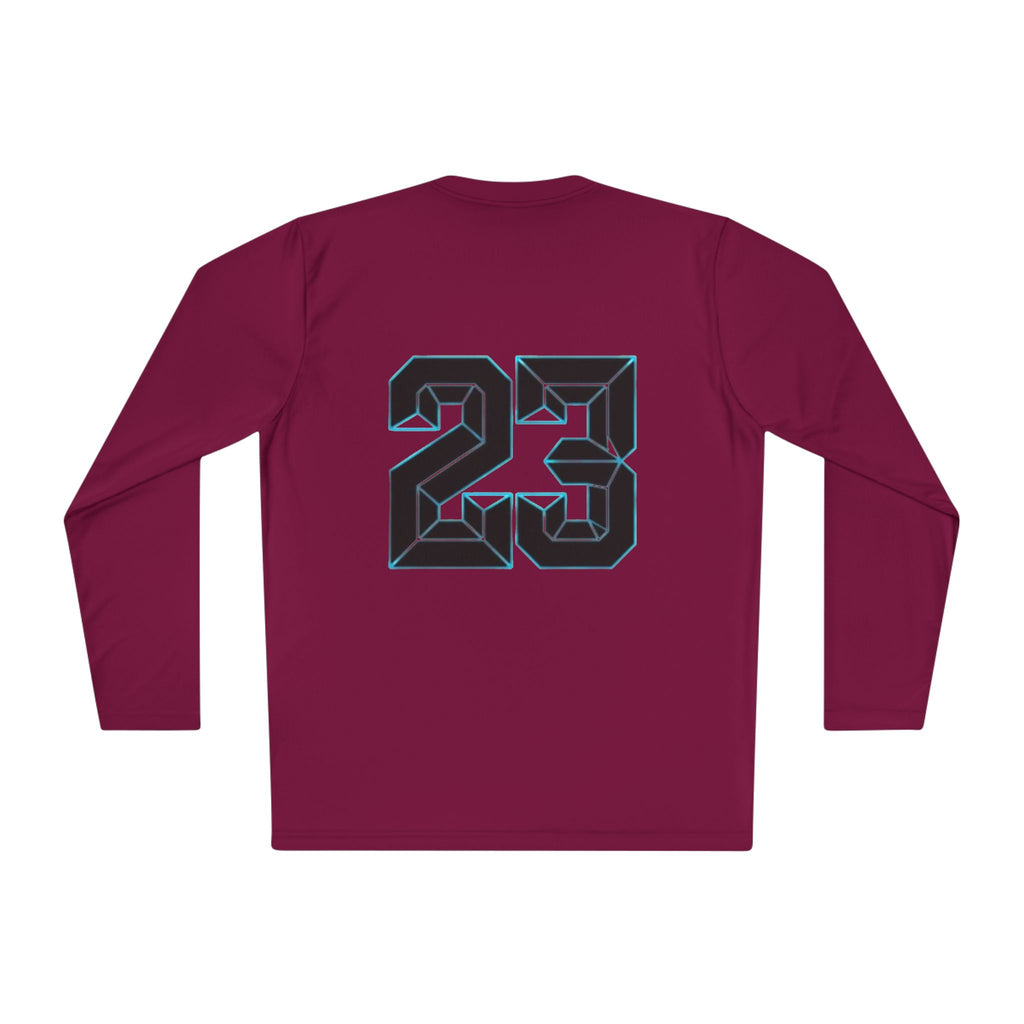 23 Geometric Number Long Sleeve Tee