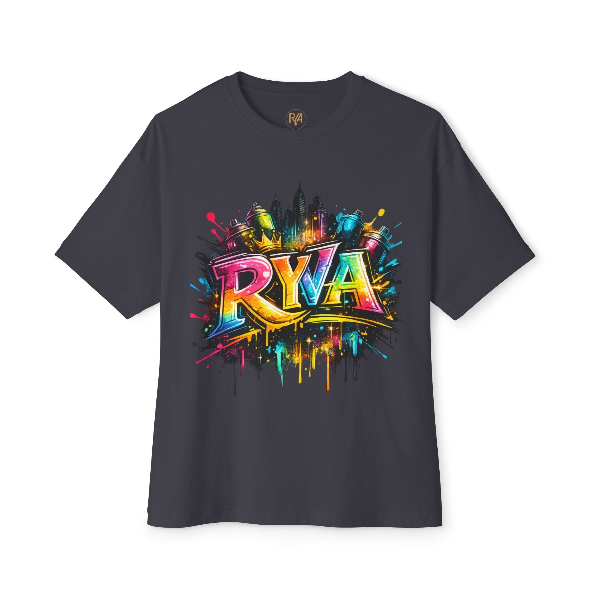 RVA Graffiti Skyline Tee — Richmond Street Art Graphic T-Shirt